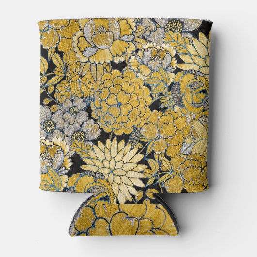 Ethnische Blüte: Creative Paisley Texture. Dosenkühler (Vorderseite)
