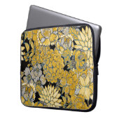 Ethnische Blüte: Creative Paisley Texture. Laptopschutzhülle (Vorderseite Links)