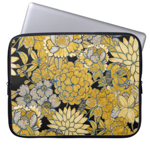 Ethnische Blüte: Creative Paisley Texture. Laptopschutzhülle