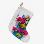 Ethnische Blüte: Gartenmauer Kleiner Weihnachtsstrumpf (Vorderansicht (hängend))