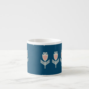 Ethnische Blüte: Vintage Dekorative Ornamente Espressotasse