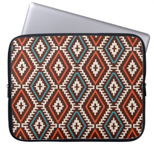 Ethnische Bohemisch modische nahtlose Ornamente Laptopschutzhülle