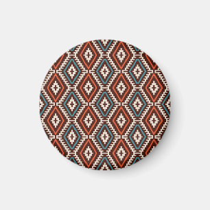 Ethnische Bohemisch modische nahtlose Ornamente Magnet
