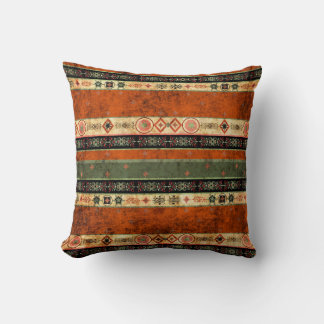 Ethnische Boho Grunge, farbenfrohe Muster. Kissen