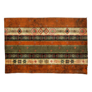 Ethnische Boho Grunge, farbenfrohe Muster. Kissenbezug