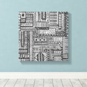 Ethnische Einrichtung 6 Leinwanddruck (Insitu (Holzboden))