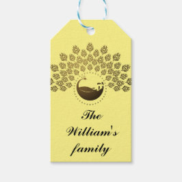 Ethnische Familienname personalisiert Geschenkanhänger