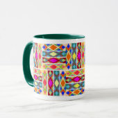 Ethnische Farben Tasse (Vorderseite Links)