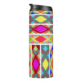Ethnische Farben Thermosbecher (Nach rechts gedreht)