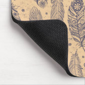 Ethnische Federmuster für die Kontur Mousepad (Ecke)