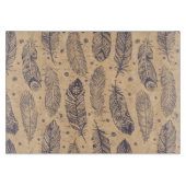 Ethnische Federmuster für die Kontur Schneidebrett (Vorderseite)