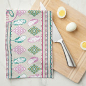 ethnische Federn im Südwesten Geschirrtuch (Viertel Falte)