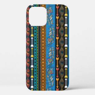 Ethnische Federn: Stickerei Boho Chic Case-Mate iPhone Hülle