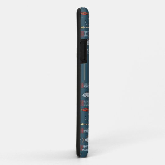 Ethnische Fischerei Case-Mate iPhone Hülle (Hinten/Rechts)