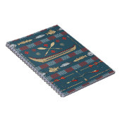 Ethnische Fischerei Notizblock (Rechte Seite)