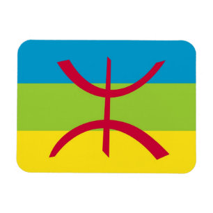 ethnische Flagge des Berber Magnet