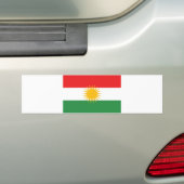 Ethnische Flagge des Kurdistans Autoaufkleber (Auf Auto)