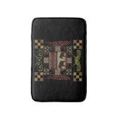 Ethnische Flickenteppiche in Indien Badematte (Vorderseite Vertikal)