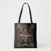 Ethnische Flickenteppiche in Indien Tasche (Vorderseite)