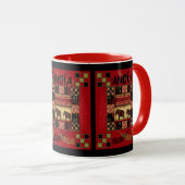 Ethnische Flickenteppiche in Indien Tasse (VorderseiteRechts)