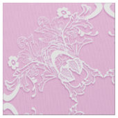 Ethnische florale rosa Mandala. Stoff (Nahaufnahme)