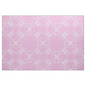 Ethnische florale rosa Mandala. Stoff (Fat Quarter (45,7 x 55,9 cm))
