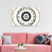 Ethnische Formen Moderne, farbenfrohe Wrapped Art  Leinwanddruck (Insitu (Wohnzimmer))