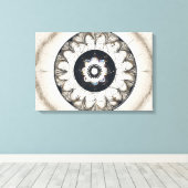 Ethnische Formen Moderne, farbenfrohe Wrapped Art  Leinwanddruck (Insitu (Holzboden))