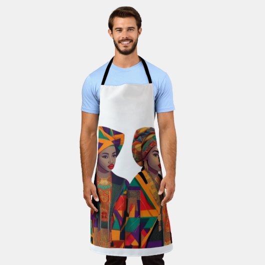 Ethnische Frauen Schürze (Getragen)