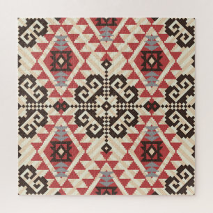 Ethnische Geometrie: Abstrakt nahtlos Puzzle