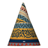 Ethnische Geometrie: nahtloser Hintergrund für Orn Partyhütchen (Rechts)