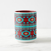 Ethnische geometrische Muster. Tasse (Zentrum)