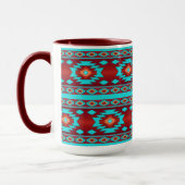 Ethnische geometrische Muster. Tasse (Links)