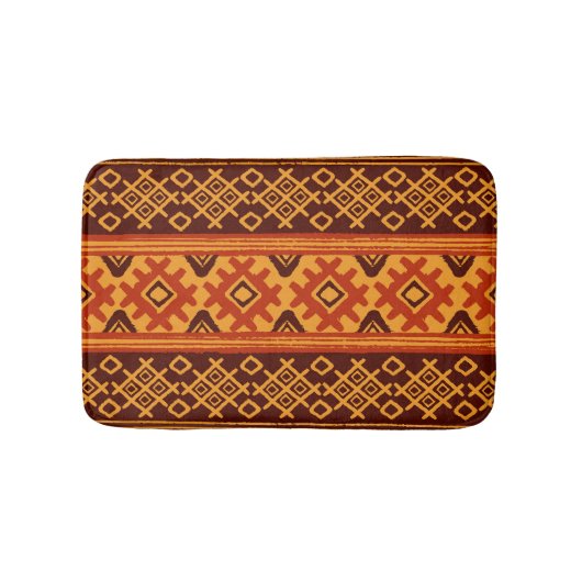 Ethnische geometrische, traditionelle volkstümlich badematte (Vorderseite)