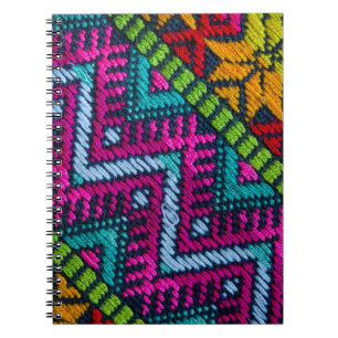 Ethnische gesponnene Faden Notizblock
