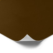 Ethnische goldene Mandala. Poster (Ecke)
