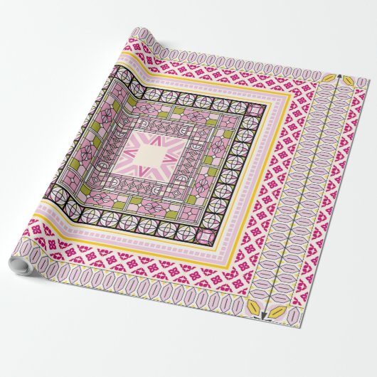 Ethnische Grenzkunst Geschenkpapier (Ungerollt)