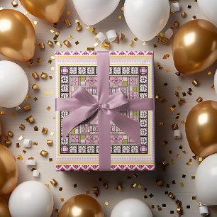 Ethnische Grenzkunst Geschenkpapier