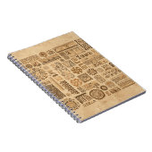 Ethnische handgefertigte Ornamente Notizblock (Rechte Seite)