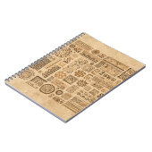 Ethnische handgefertigte Ornamente Notizblock (Linke Seite)