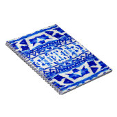 Ethnische Indigo-Pfeil-Muster Notizblock (Rechte Seite)