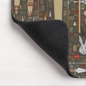 Ethnische Jagdmuster Mousepad (Ecke)