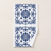 Ethnische Keramik Kachel im Talavera-Stil Badhandtuch Set (Handtuch)