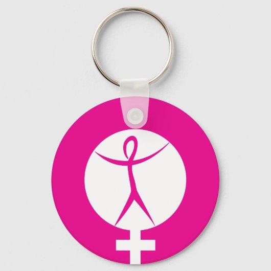 Ethnische Kultur Feministischer Schlüsselanhänger (Vorderseite)