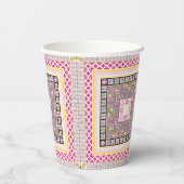 Ethnische Kunst Pappbecher (Rückseite)