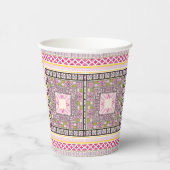 Ethnische Kunst Pappbecher (Rechts)