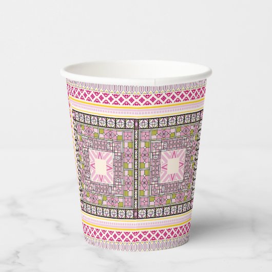 Ethnische Kunst Pappbecher (Rechts)