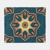 Ethnische Mandala: nahtlos Vintages Muster Fleecedecke (Vorderseite (Horizontal))