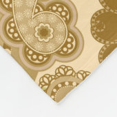 Ethnische Mandalas: indisches Muster Fleecedecke (Ecke)