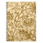 Ethnische Mandalas: indisches Muster Notizblock (Vorderseite)